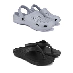 PENNEN Men Pack Of 2 Clog & Thong Flip Flops-picture-38