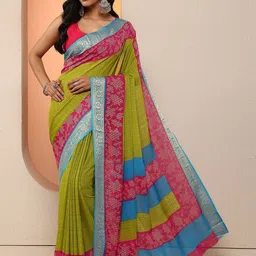 Libas Ethnic Motifs Zari Pure Georgette Saree-picture-39