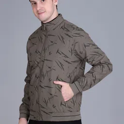 Rare Times Men Checked Lightweight Bomber Jacket image 4