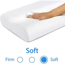 Pum Pum White Orthopaedic Cervial Memory Contour Foam Filled Ultra Soft Therapedic Pillow image 2