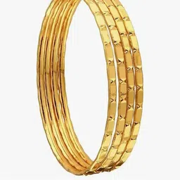 SGN fashion Gold Brass Bangles image 2