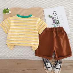 StyleCast x Revolte Boys Striped T-shirt With Shorts image 4