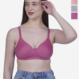 SHYAM SONS FLAIR Navya Pack Of 4 Full Coverage Lightly Padded Bra-picture-42