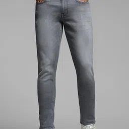 Jack & Jones Men Relaxed Fit Low-Rise Heavy Fade Stretchable Jeans image 1