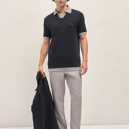 THE BEAR HOUSE Men Polo Collar T-shirt image 5