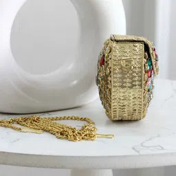 BOXWISH BY BHUMIKA Embellished Purse Clutch image 2