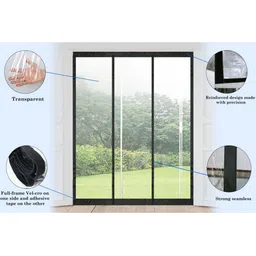 The Furnishing Tree Single Transparent Sheer Door Curtain image 4