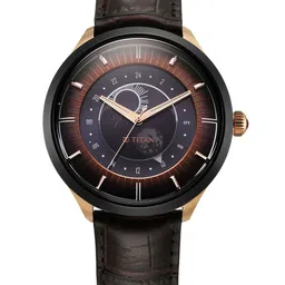 Titan Men Dial & Leather Bracelet Style Straps Analogue Watch 10028KL02-picture-11