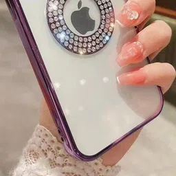 Luxury Kase Solid Printed iPhone 15 Plus Back Case Mobile Accessories image 4