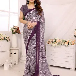 The Textile Hub Leheriya Pure Georgette Leheriya Saree-picture-36