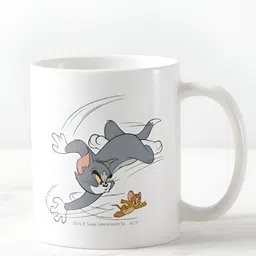 Mr UVD White & Grey Printed Ceramic Glossy Mug- 350 ml-image-69