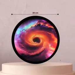 Homspurts Multicoloured Wood Spherical Shaped Wall Lamp image 4