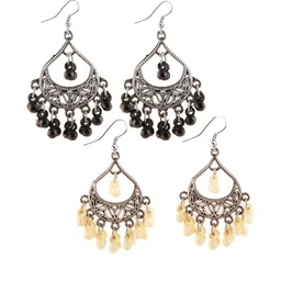Creative Frogs Women Silver-Plated Alloy Jhumkas-picture-29