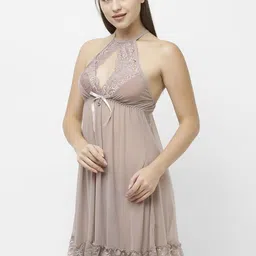 NOIRA Net Strapless Baby Doll image 3