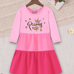 YK X Trampoline Print A-Line Dress-picture-7