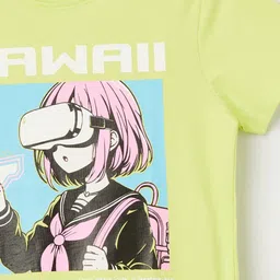 Fame Forever by Lifestyle Girls Graphic Printed Round Neck Pure Cotton T-Shirt-picture-29