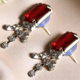 AccessHer Women Silver-Plated Silver Artificial Stones Necklace image 4