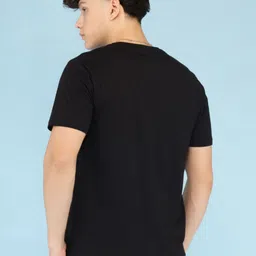 BRAWNY BATTLER Men Pure Cotton Printed Round-Neck T-shirt image 2