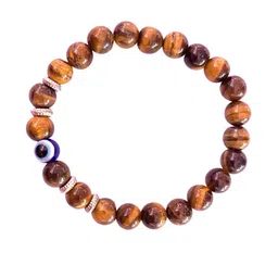 Apnisanskriti Unisex Evil Eye Tiger Eye Stone Bracelet-picture-39