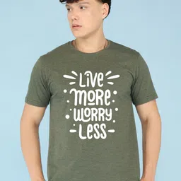 BRAWNY BATTLER Typography Printed Round Neck Regular Fit Pure Cotton T-shirt-picture-31