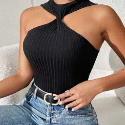 DressBerry Halter Neck Fitted Top-picture-27