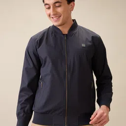 ColorPlus Stand Collar Reversible Bomber Jacket-picture-27