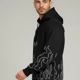 SZN Men Printed Hooded Sweatshirt image 2