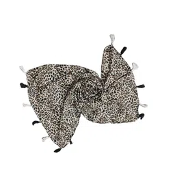 POSHAMPAA be desi Women Pack of 2 Printed Scarf With Tasselled image 5