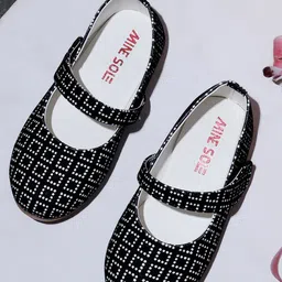 Minesole Girls Printed PU Flatforms-picture-28