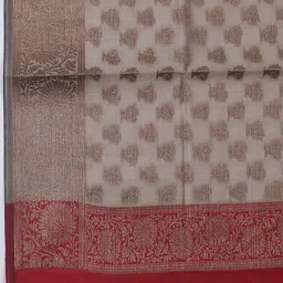 Meena Bazaar Ethnic Motifs Woven Design Unstitched Dress Material image 2