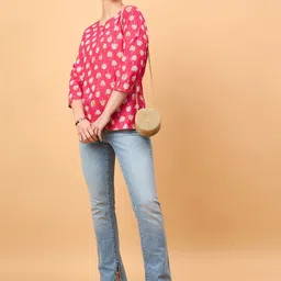 NEESH Floral Print Crepe Top image 1