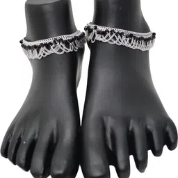 AamNa Enterprises Silver-Plated Anklet image 2