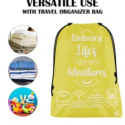 Aura Yellow Set of 4 Water Resistant Multi-Utility Organisers image 4