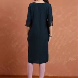 Anouk Women Embroidered Thread Work Kurta image 4