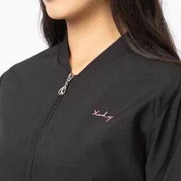 Xohy Solid Women Wind Cheater image 5