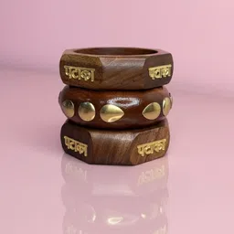 TAG 7 Set Of 3 Wooden Bangles-picture-41
