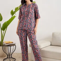 July Women Printed Night suit-image-85