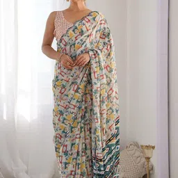 PAYAL CREATION ArtSilk Bandhani Saree-image-50