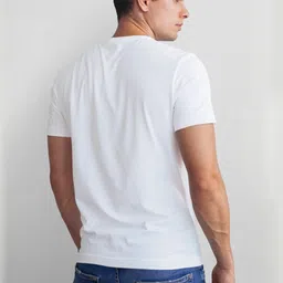 Seekbuylove Men Graphic Printed Bio Finish Short Sleeves Round Neck Regular Fit T-shirt image 5