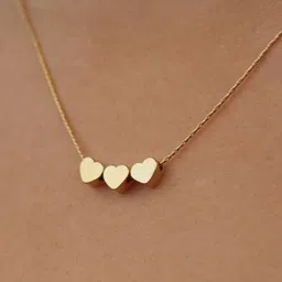 Tipsy closet Gold-Plated Stainless Steel Artificial Stones & Beads Necklace-picture-20