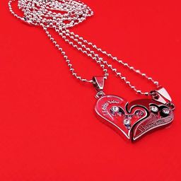 J.S ENTERPRISES Unisex Heart Shaped Pendants with Chains-picture-25