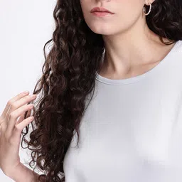 Kook N Keech Striped Drop-Shoulder Sleeves Pure Cotton Oversized T-shirt image 3