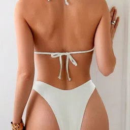 RECENT FASHION Halter Neck Swim Bikini Set image 3
