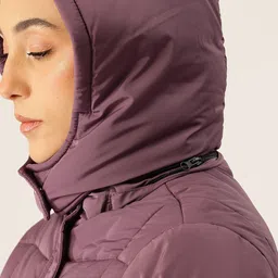 Okane Longline Padded Jacket WIth Hood image 4