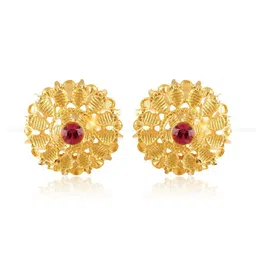 VIVASTRI Women Gold-Plated Alloy Earrings image 3