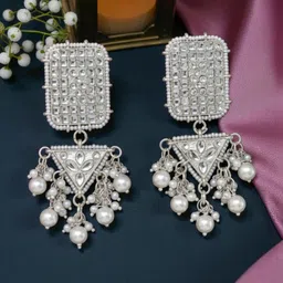 MEIRA JEWELLERY Geometric Drop Earrings image 4