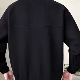 StyleCast x Revolte Self Design Mock Collar Pullover Sweatshirt image 3