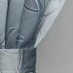 Parda Online Grey Set of 2 Black Out Window Curtain image 3