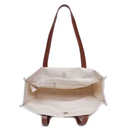 ASTRID Printed Shopper Shoulder Bag with Quilted image 2