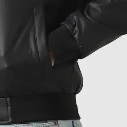 Van Heusen Sport Men Stand Collar Solid Bomber Jacket image 5